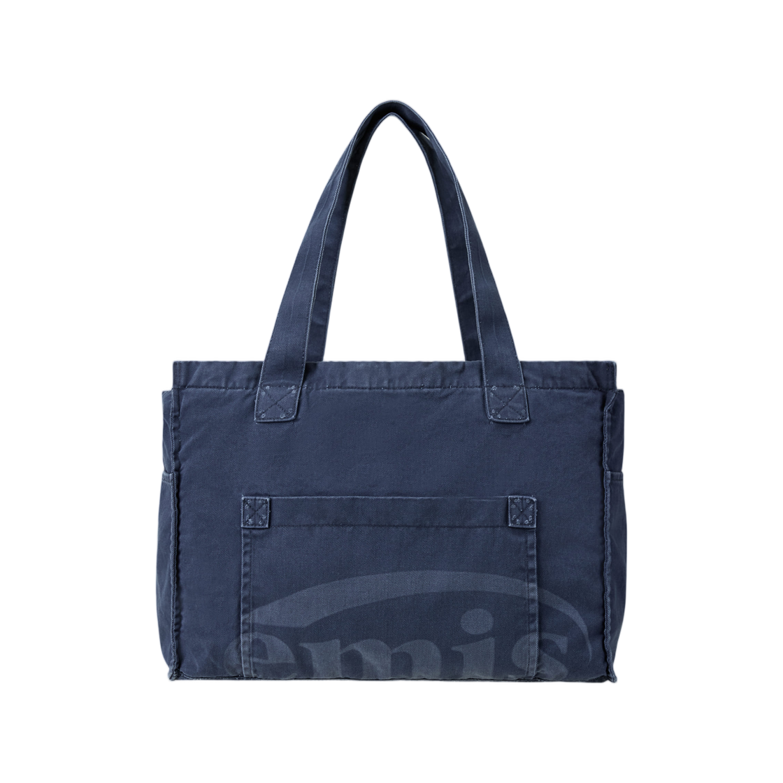 이미스 워시드 코튼 숄더백 네이비(Emis Washed Cotton Shoulder Bag Navy) - 1