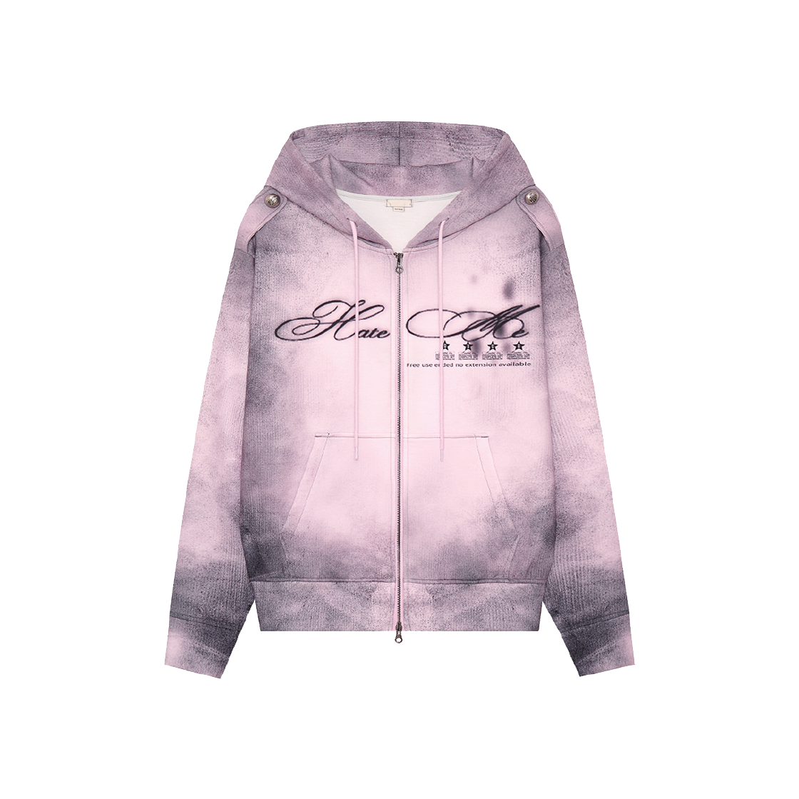 본네 더스티 핑크 집업 후디(Bonnae Dusty Pink Zip-up Hoodie)