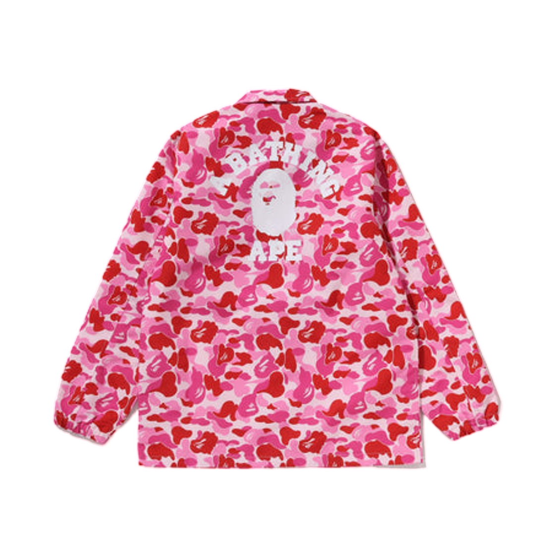 (키즈) 베이프 ABC 카모 컬리지 코치 자켓 핑크((Kids) BAPE ABC Camo College Coach Jacket Pink) - 2