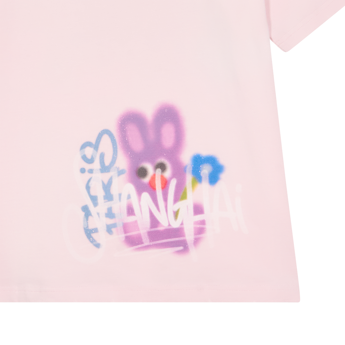 산쿠안즈 S25SSUTS0183 그래픽 숏 슬리브 핑크 - 26SS(Sankuanz S25SSUTS0183 Graphic Short Sleeve Pink - 26SS) - 6