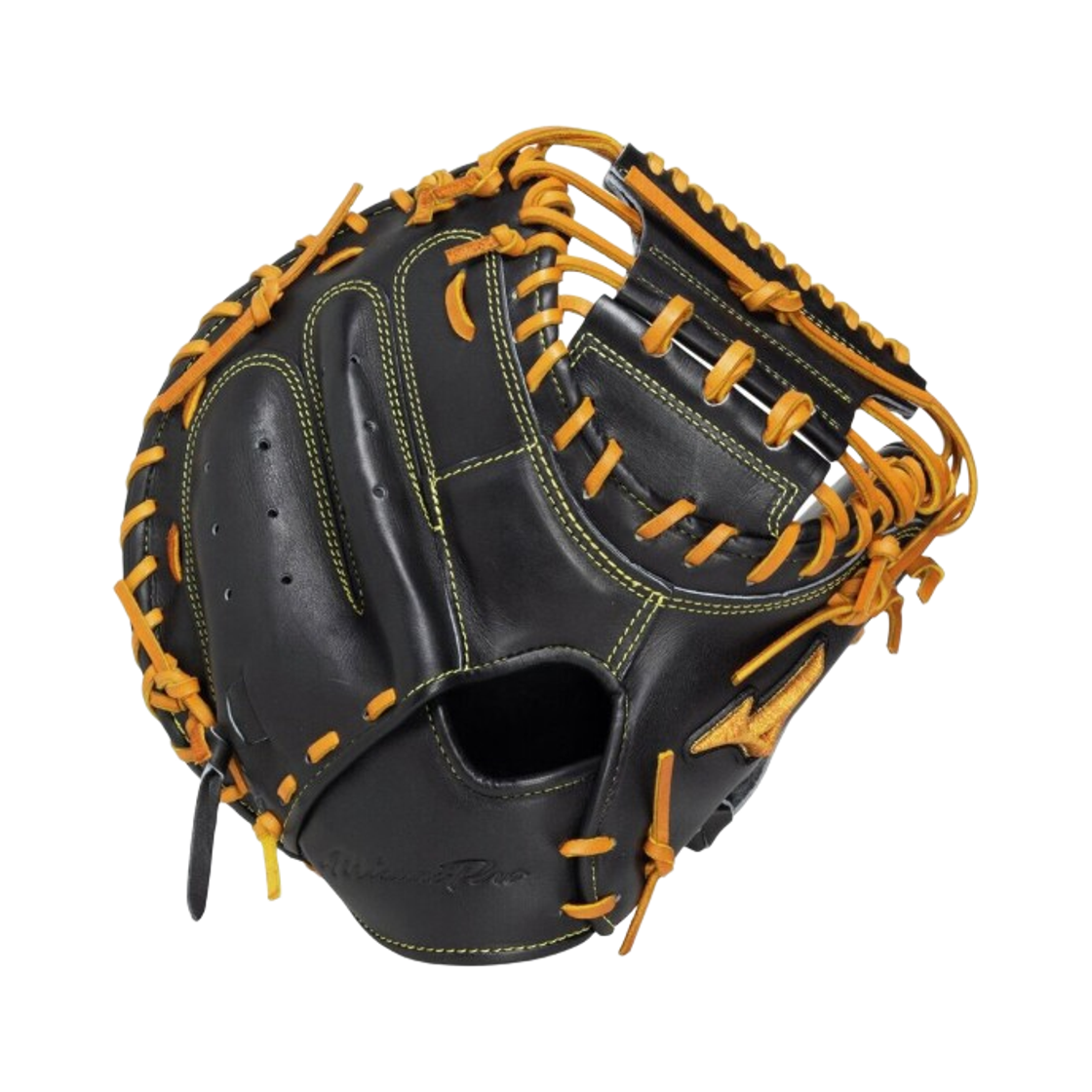 1AJCH340100949 Mizuno Mizuno Pro Sakebi Hardball Catcher's M-R Type Glove Black Cork