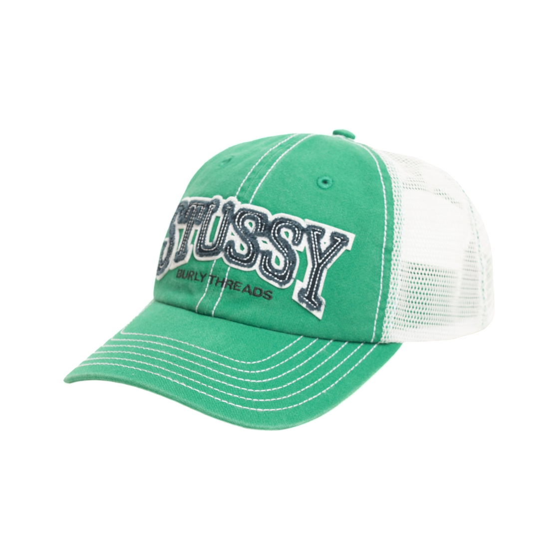 스투시 미드 뎁스 벌리 쓰레드 트러커 그린(Stussy Mid-Depth Burly Threads Trucker Green) - 2