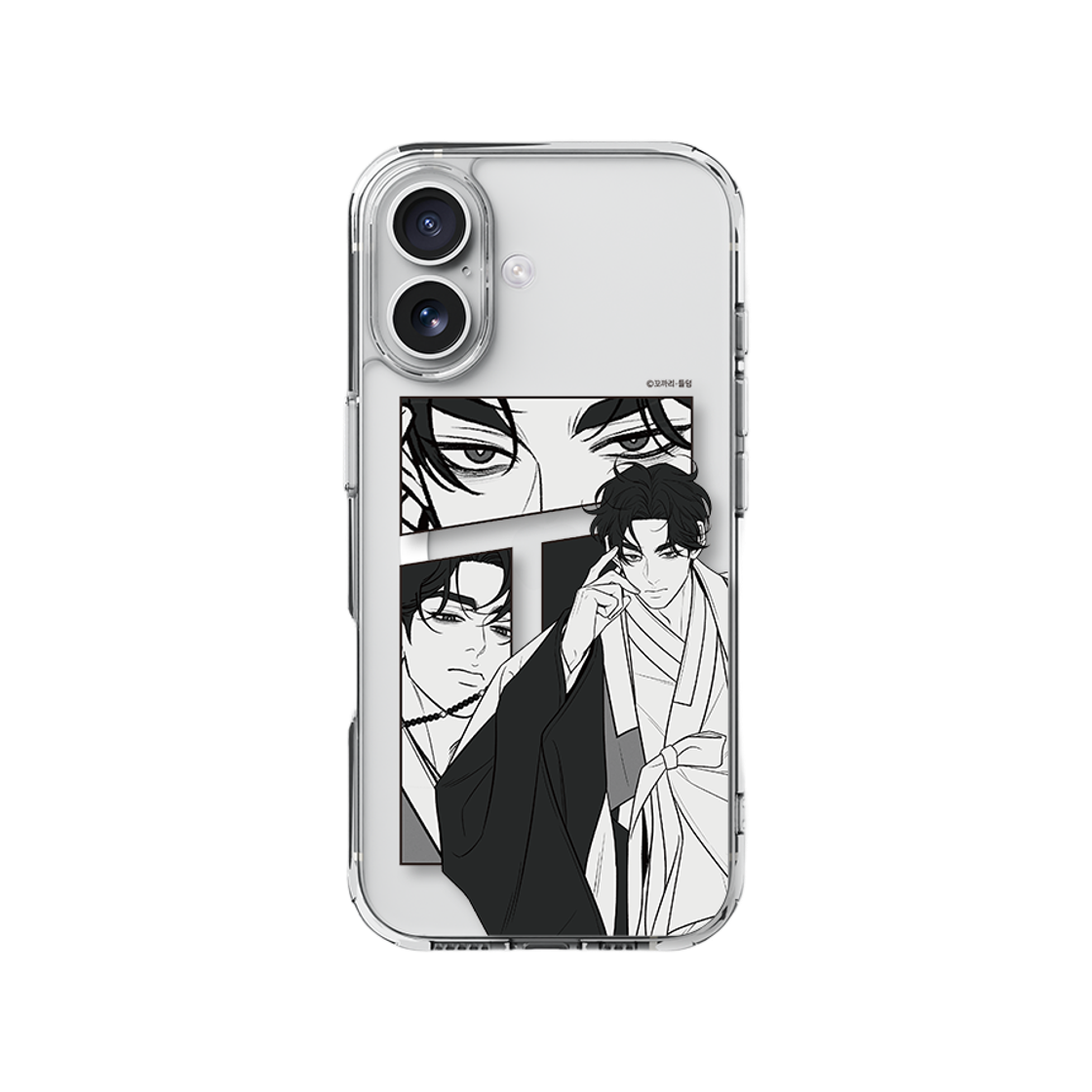S800400068 SINJIMORU X NAVER WEBTOON Go Eun-hyeok Cartoon Drawing MagSafe iPhone Clear Case M-Airclo Basic
