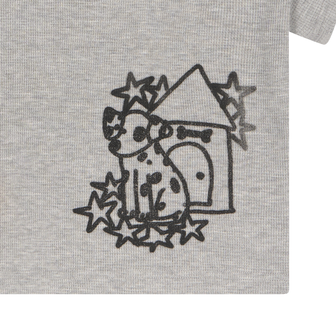 산쿠안즈 우먼 B26SSFTS0101 그래픽 숏 슬리브 그레이 - 26SS(Sankuanz Women B26SSFTS0101 Graphic Short Sleeve Grey - 26SS) - 6