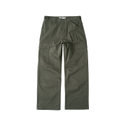 CHOWOO 4 Panel Cargo Pockets Herringbone Twill Pants Khaki