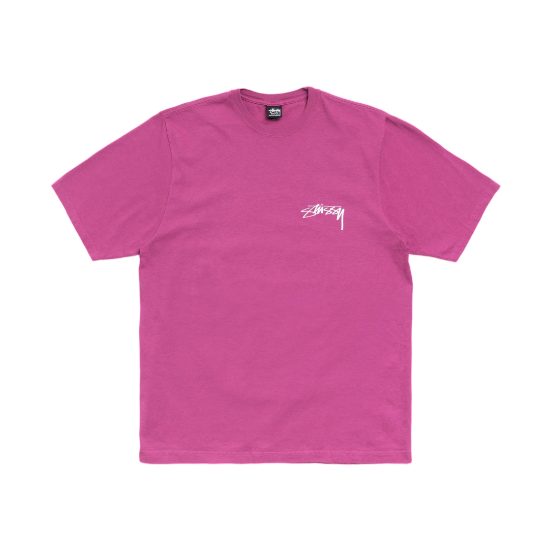스투시 스택 피그먼트 다이드 티셔츠 베리(Stussy Stack Pigment Dyed T-Shirt Berry) - 2
