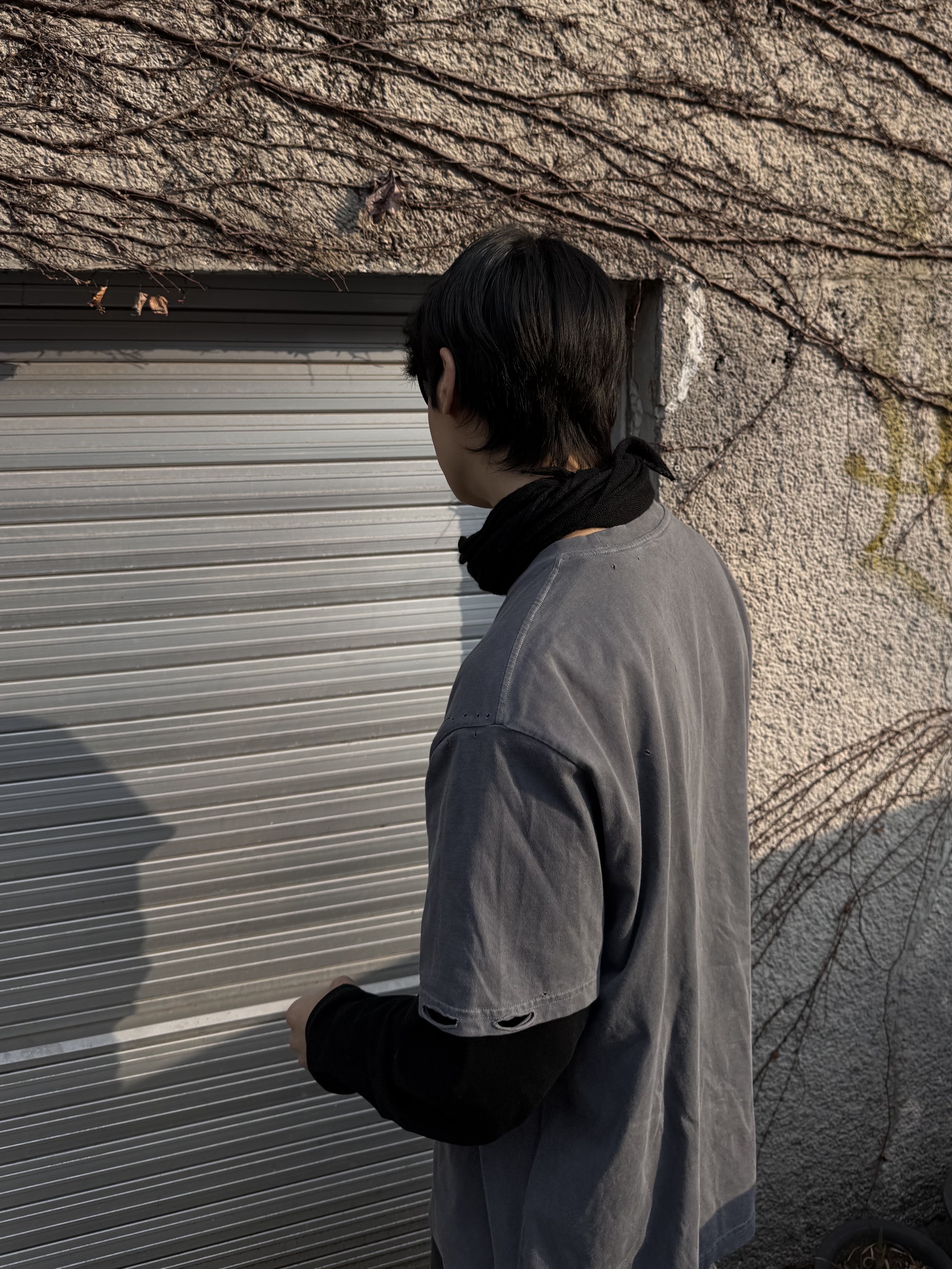 Dr. Martens x Rick Owens 1460 Quad Sole Mega Lace Boots Black 착용 스타일 - 2