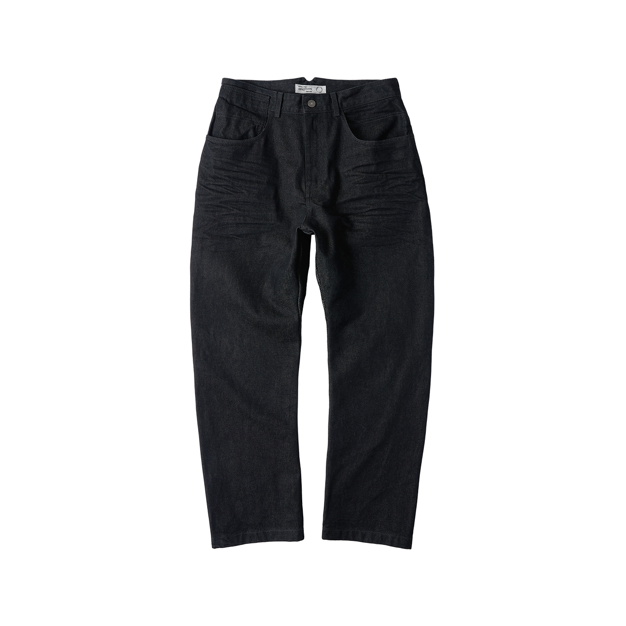 조우 3D 핏 엠보 데님 팬츠 블랙(CHOWOO 3D Fit Embossed Denim Pants Black) - 1