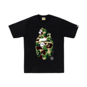 BAPE ABC Camo Milo On Big Ape T-Shirt Black Green