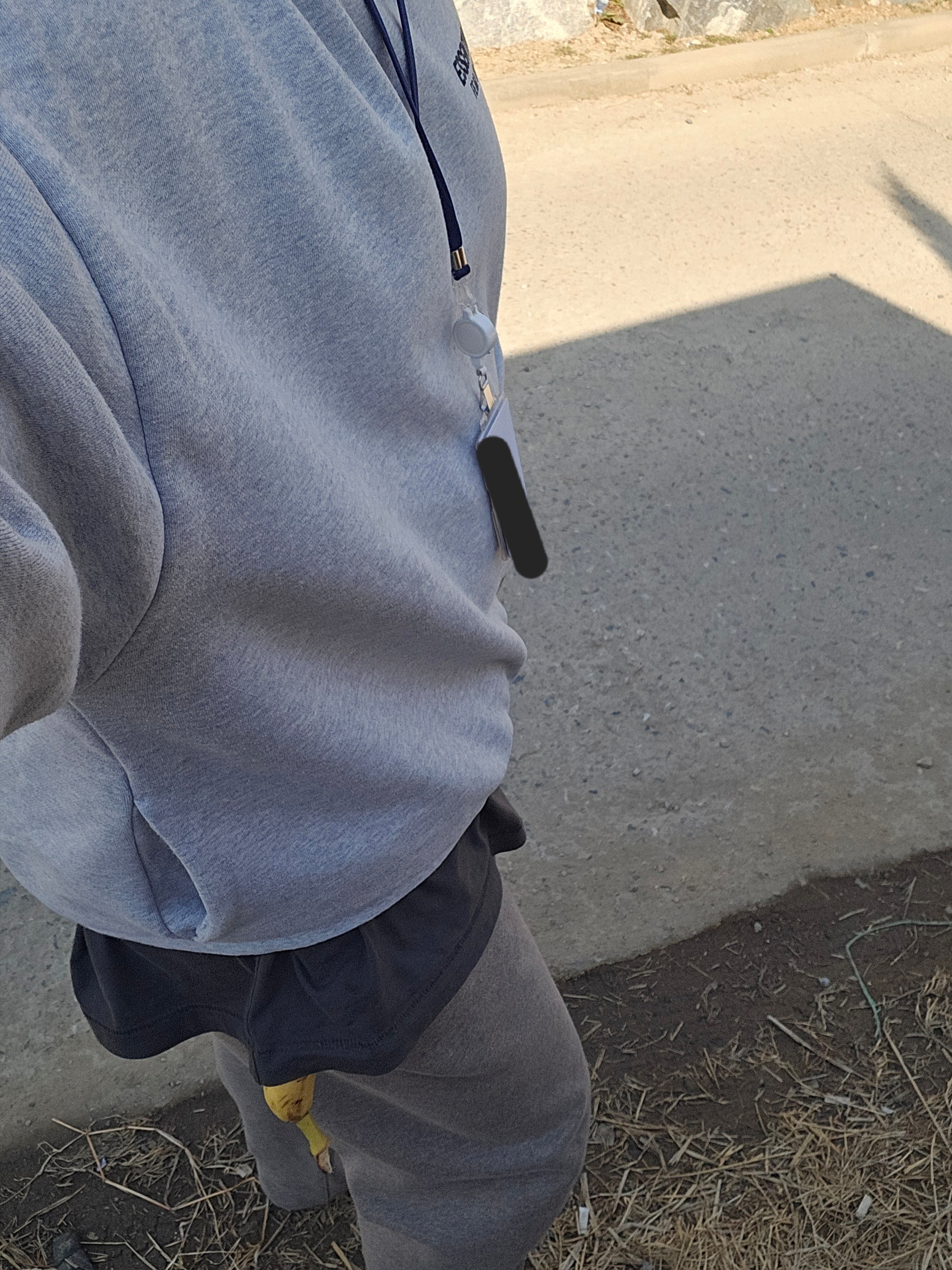Essentials Fleece Hoodie Light Heather Grey - 24FW, Essentials Classic SweatPants Homestead Heather - 25FW 착용 스타일