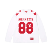 Supreme x Playboy L/S Football Top White - 26SS