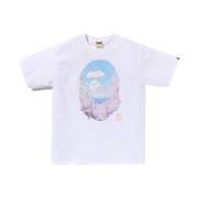 BAPE Sakura Photo Ape Head T-Shirt White