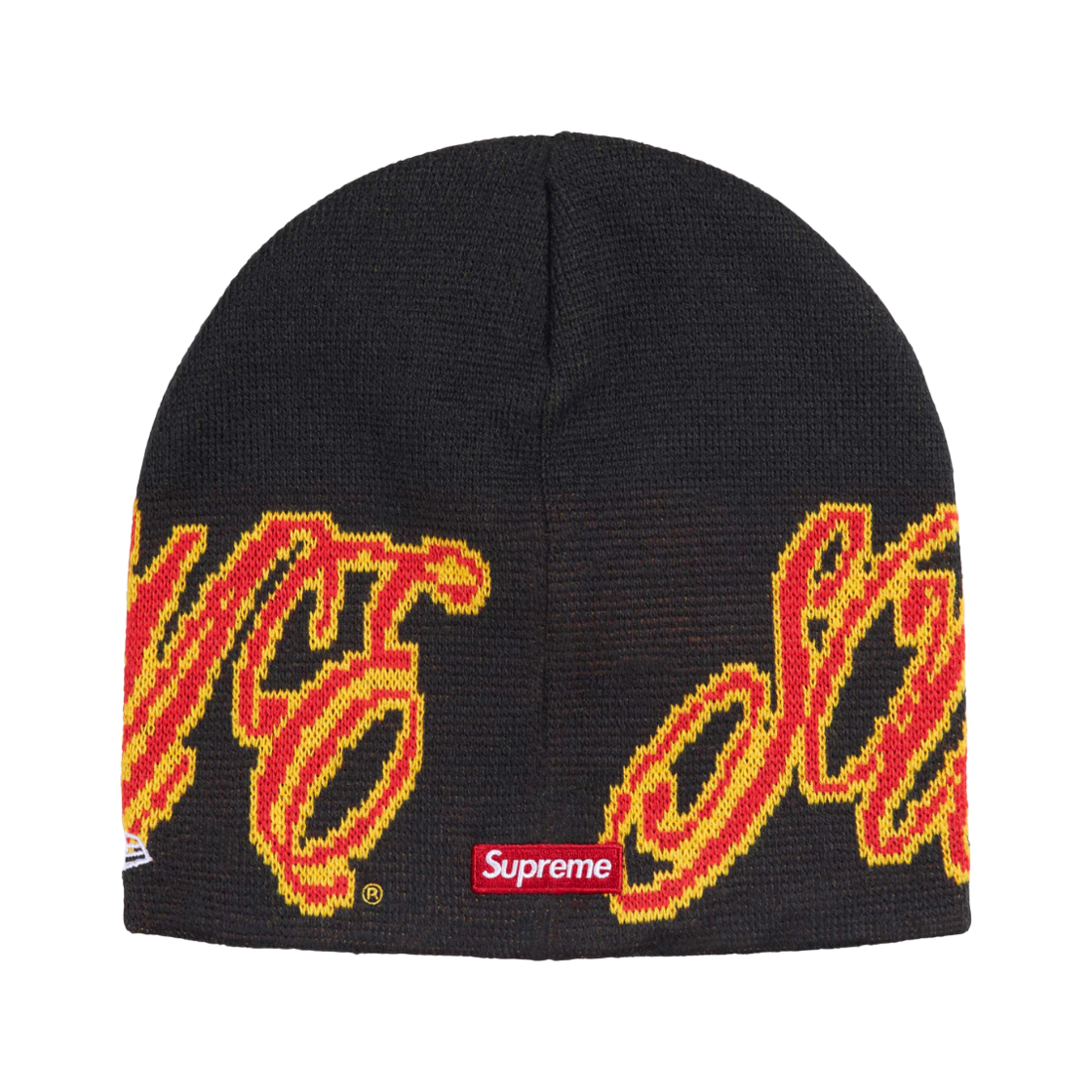 슈프림 뉴에라 커시브 비니 다크 네이비 - 26SS(Supreme New Era Cursive Beanie Dark Navy - 26SS) - 2
