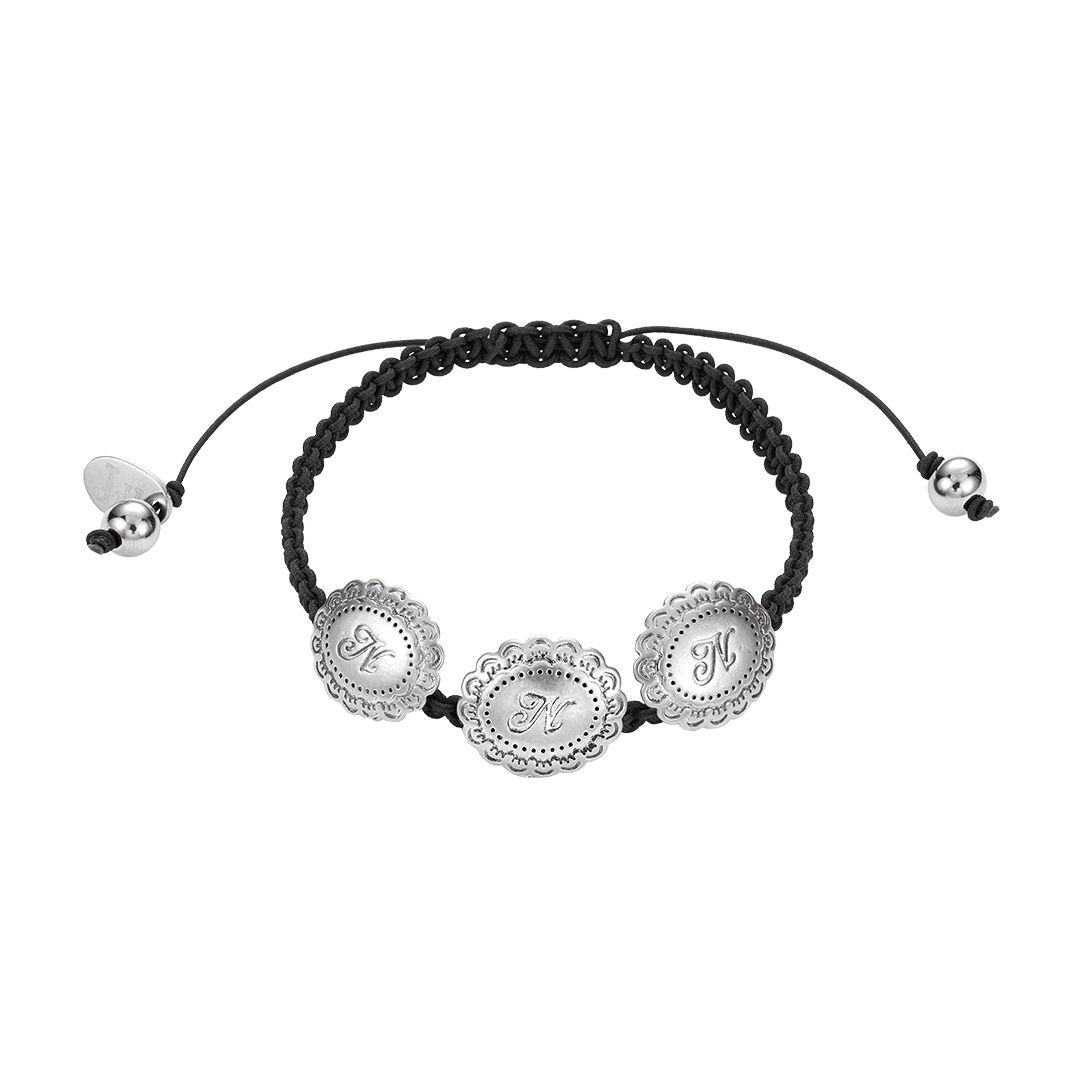 엔프프 트리니티 노트 브레이슬릿 블랙(Nff Trinity Knot Bracelet Black) - 1