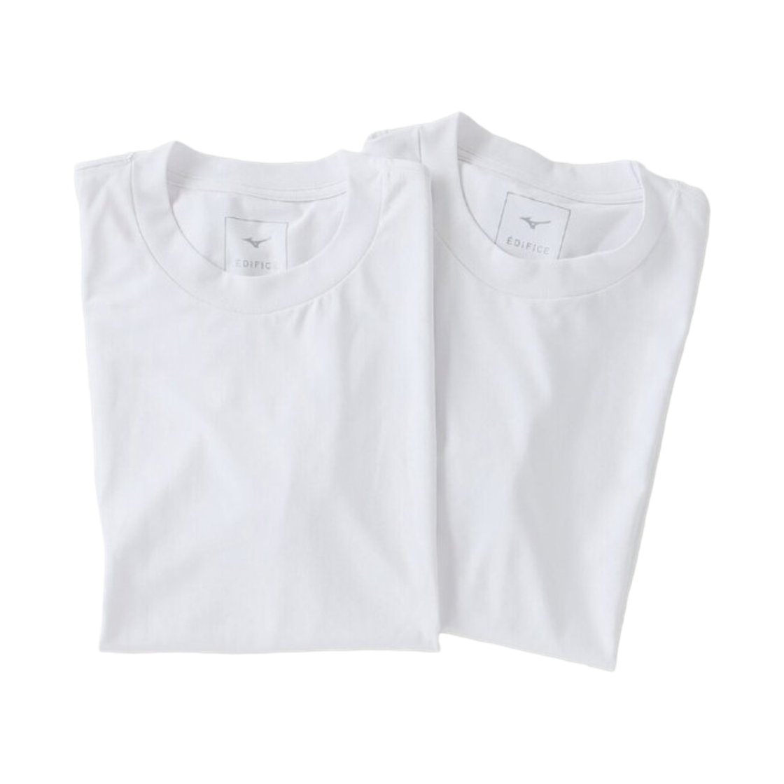 미즈노 다이나모션 핏 티셔츠 화이트 (2개입)(Mizuno Dynamotion Fit T-Shirt White (2 Pack)) - 2