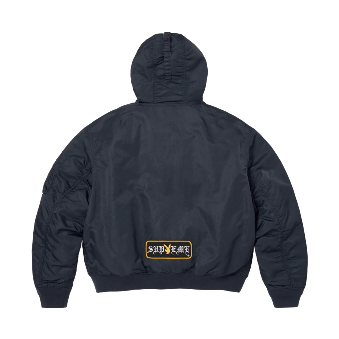 슈프림 x 플레이보이 후드 MA-1 네이비 - 26SS(Supreme x Playboy Hooded MA-1 Navy - 26SS) - 3