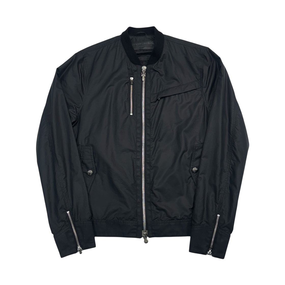 한스룸 크롬하츠 더블 집 나일론 자켓(Hansroom Chrome Hearts Double Zip Nylon Jacket)