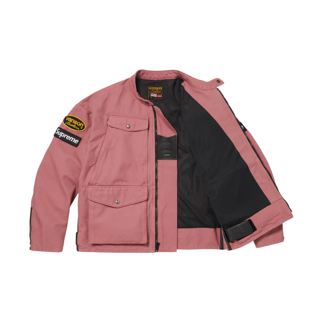 슈프림 x 밴슨 레더스 코듀라 자켓 핑크 - 26SS(Supreme x Vanson Leathers Cordura Jacket Pink - 26SS) - 2