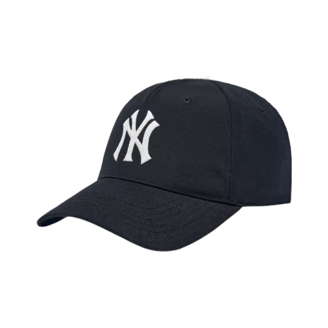 3ACPB036N-50BKS MLB Basic 5-Panel Structured Ball Cap New York Yankees Black