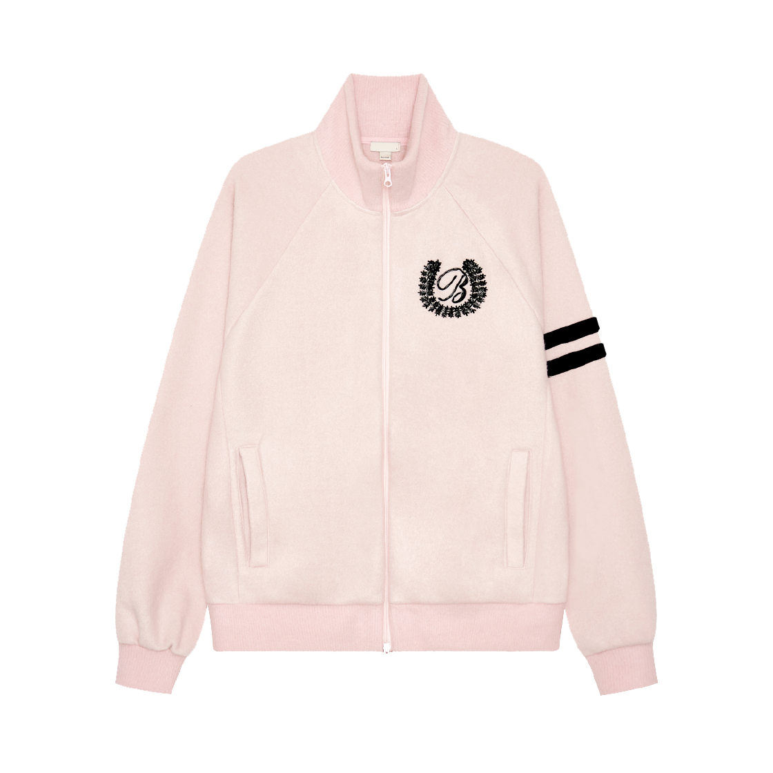 본네 비디드 니트 집업 핑크(Bonnae Beaded Knit Zip-up Pink)