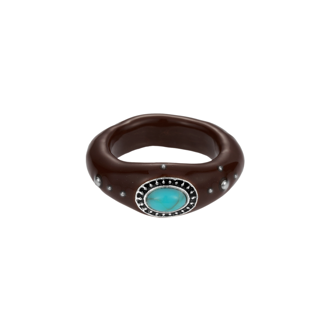 26SSJRGETEBRFF Nff Eternum Ring Brown