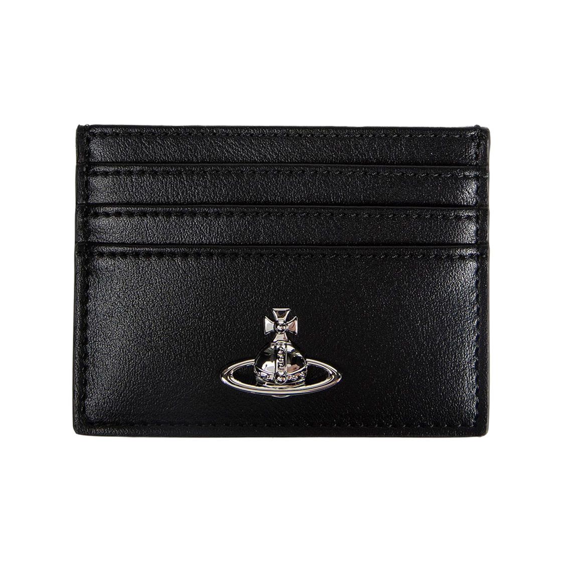 비비안 웨스트우드 오브 바스 릴리프 카드 홀더 블랙(Vivienne Westwood Orb Bas Relief Card Holder Black)