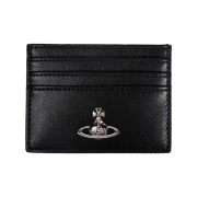 Vivienne Westwood Orb Bas Relief Card Holder Black