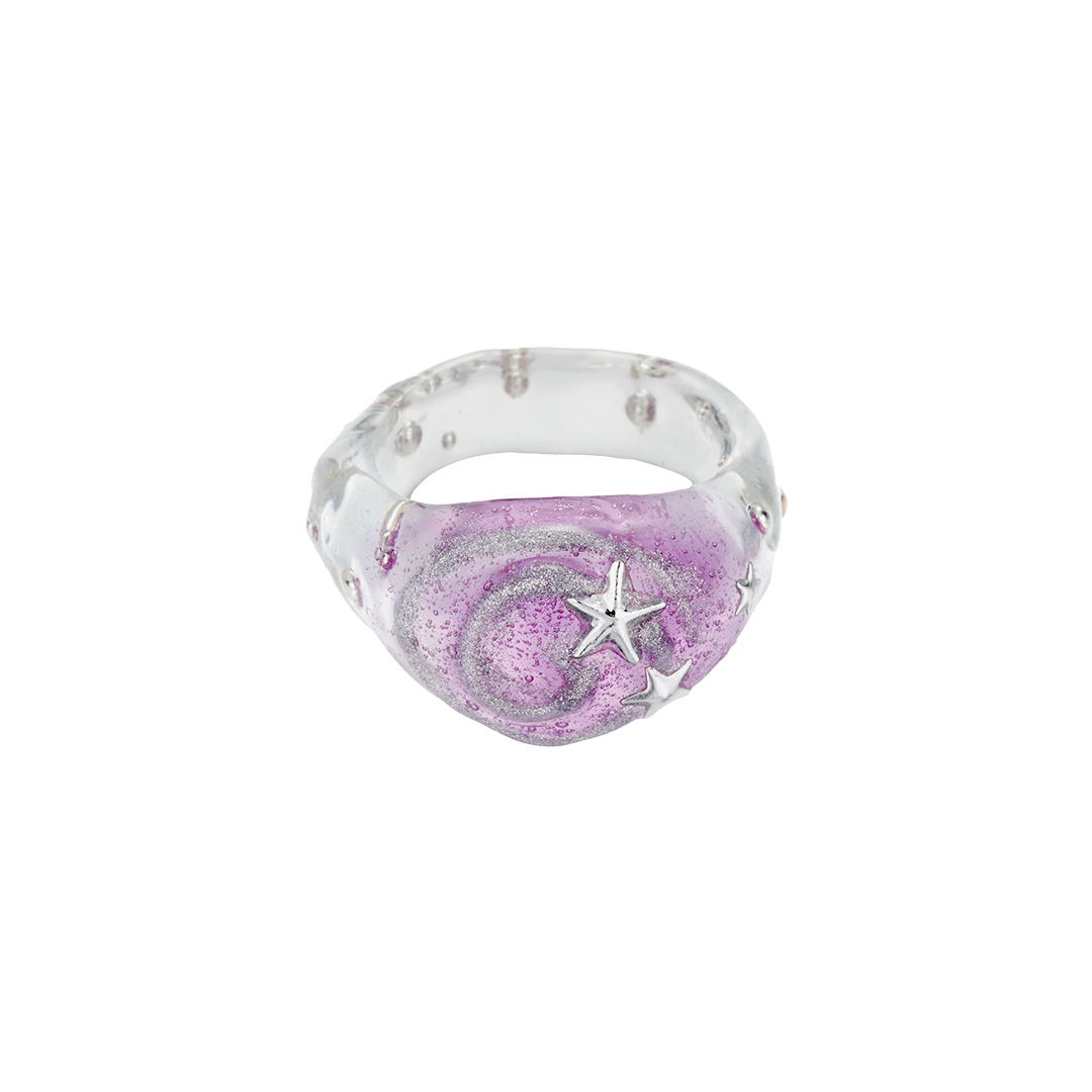 26SSJRGMOOPUFF Nff Moonrise Ring Purple