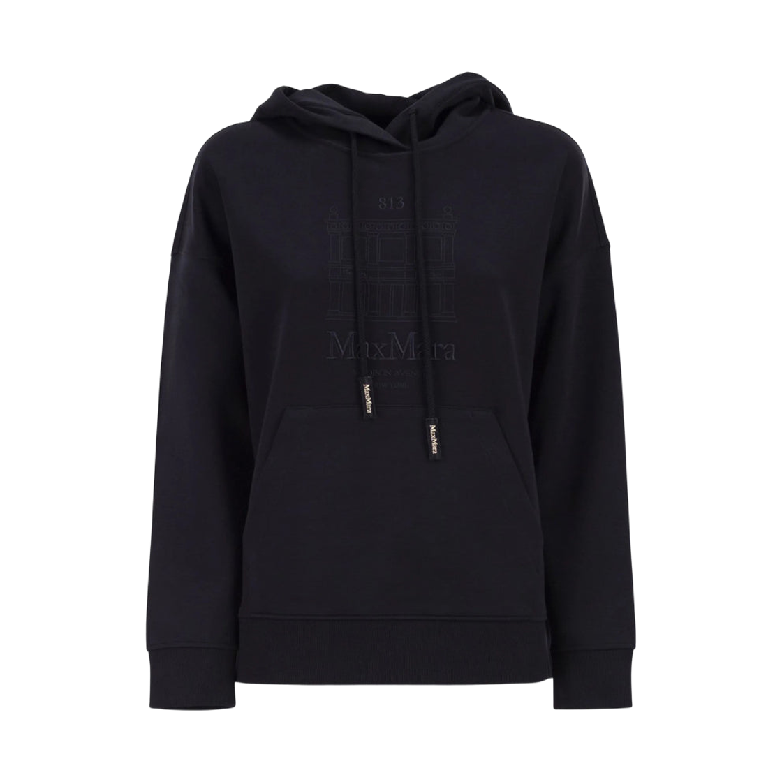 (W) S 막스마라 안드레아 코튼 후드 네이비((W) S Max Mara Andrea Cotton Hoodie Navy)