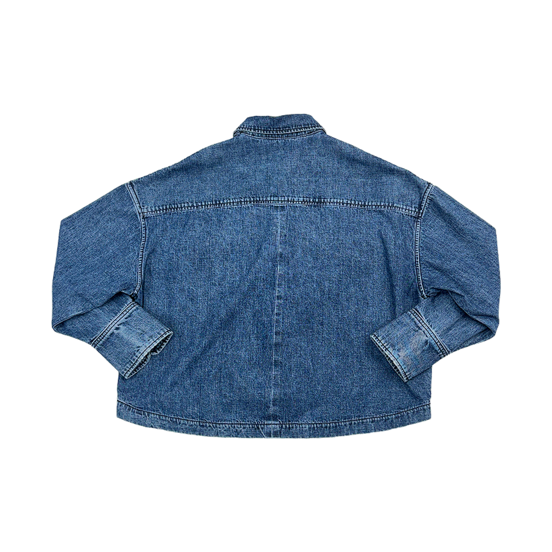 한스룸 크롬하츠 워크 독 데님 크롭 셔츠(Hansroom Chrome Hearts Work Dog Denim Crop Shirts) - 2