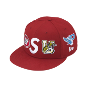 Supreme Mascots S Logo New Era Dark Red - 26SS