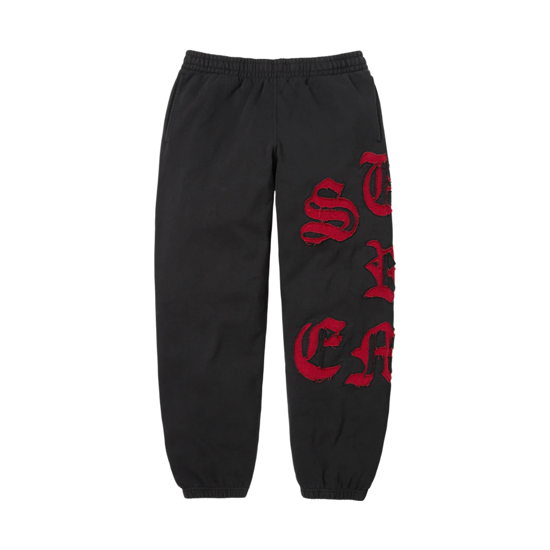 - Supreme Cut Out Sweatpant Black - 26SS