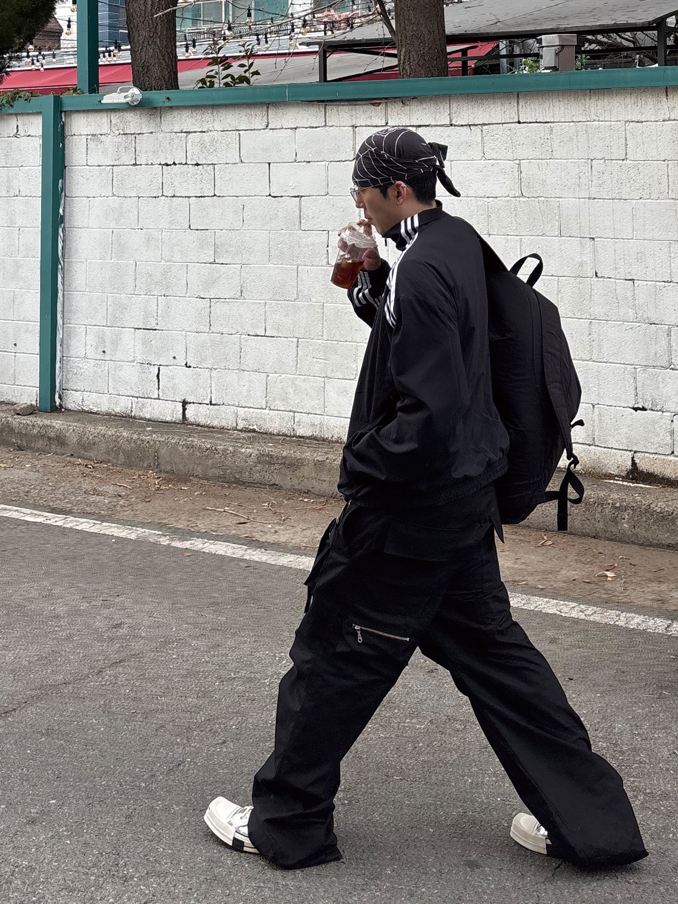 Wapworks Wide Safety Cargo Pants Black, (W) Adidas Originals Firebird Adilenium Track Top Black White - KR Sizing ์ฐฉ์ฉ ์คํ์ผ - 2