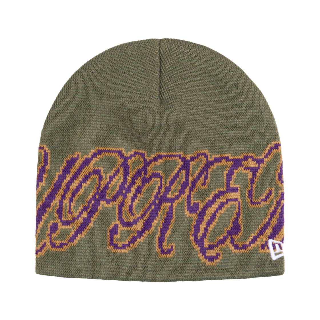 슈프림 뉴에라 커시브 비니 올리브 - 26SS(Supreme New Era Cursive Beanie Olive - 26SS) - 1