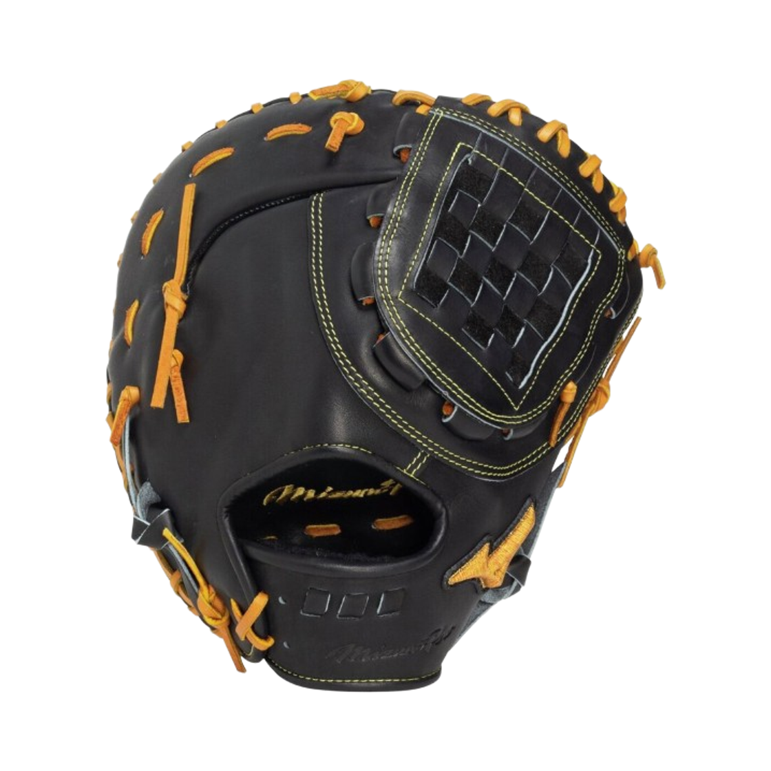 1AJFH340000949 Mizuno Pro Crafted Edition Hardball First Baseman's Glove Tartan Web Black Cork
