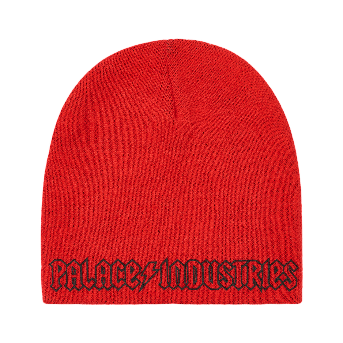 팔라스 x 월드 인더스트리 리버소 나인 커프 비니 블랙 레드 - 26SS(Palace x World Industries Reverso Nein Cuff Beanie Black Red - 26SS) - 2