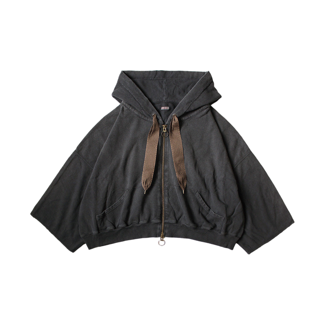 K2503LC051 Kapital Devil Hood Fleece Blouson black