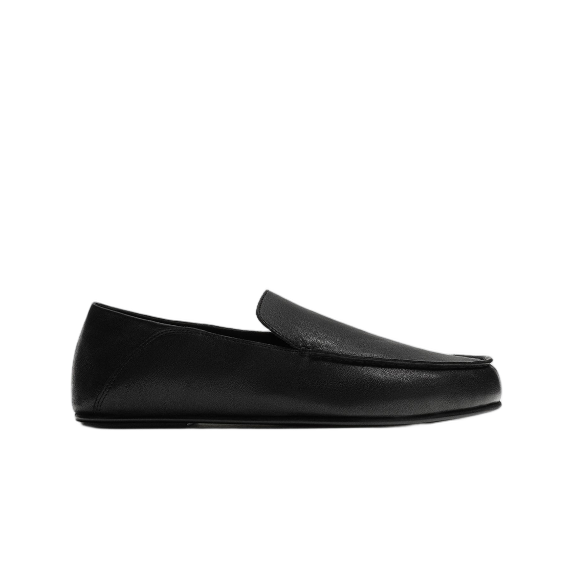 자라 레더 로퍼 블랙(Zara Leather Loafers Black)