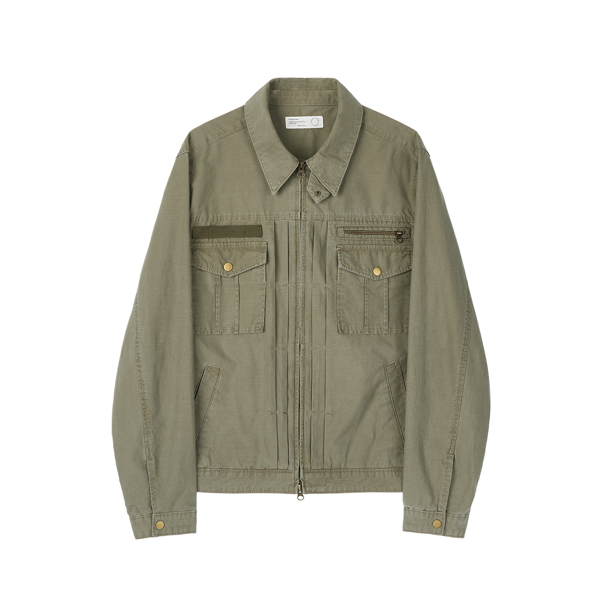 조우 빈티지 워시드 5 포켓 워크 자켓 워시드 카키(CHOWOO Vintage Washed 5 Pockets Work Jacket Washed Khaki)