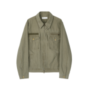 CHOWOO Vintage Washed 5 Pockets Work Jacket Washed Khaki