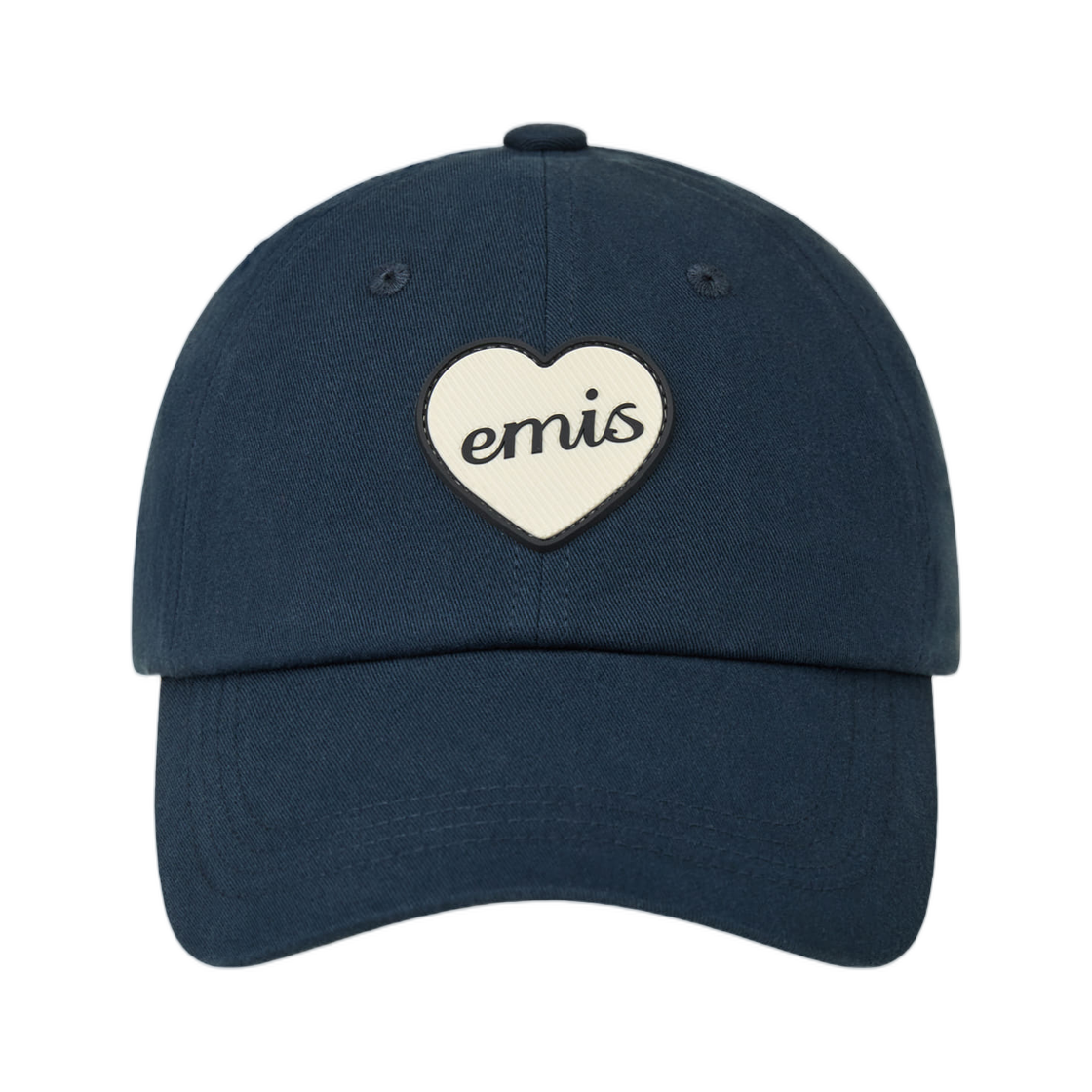 이미스 하트 러버 패치 볼 캡 네이비(Emis Heart Rubber Patch Ball Cap Navy) - 1