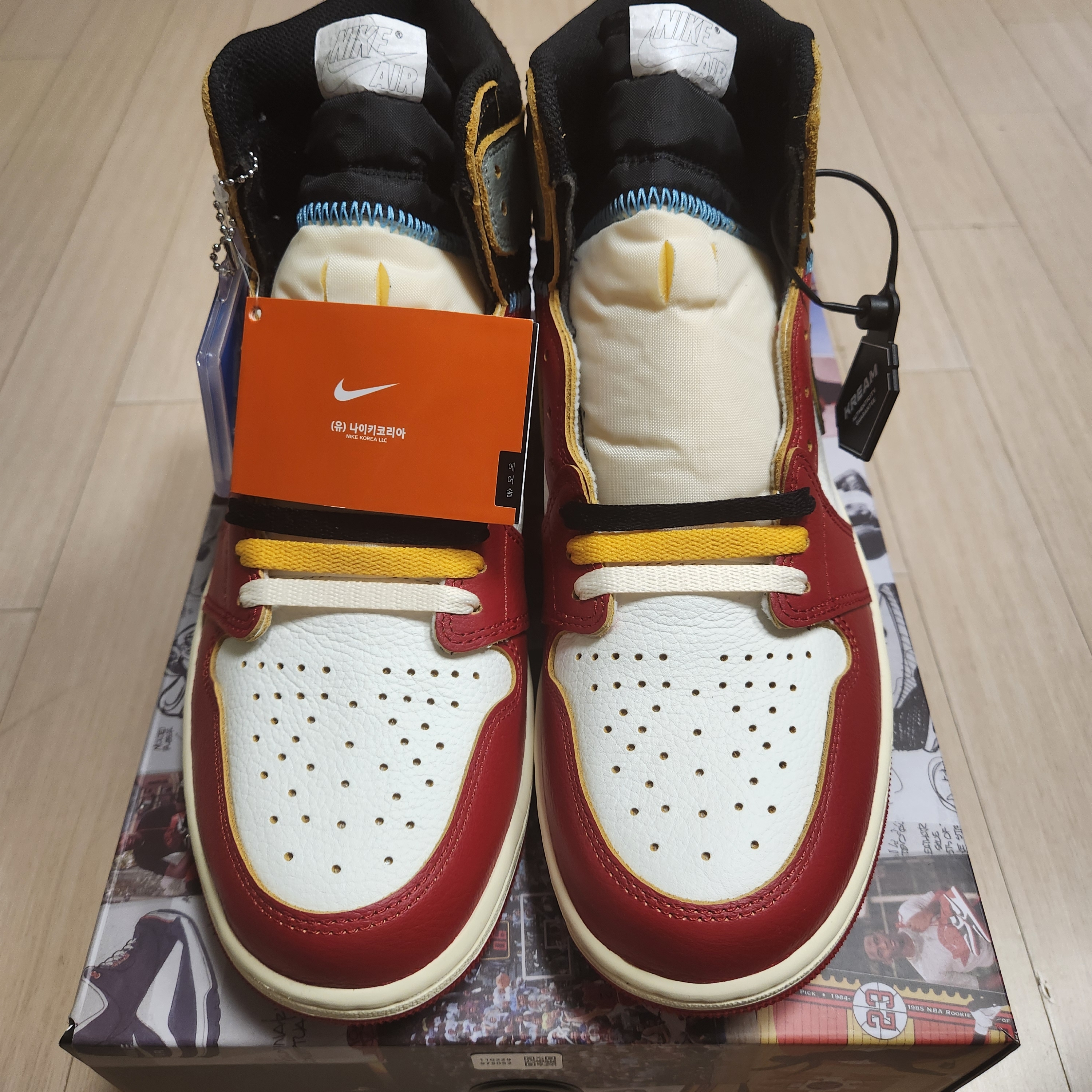 Jordan 1 x Union Retro High OG Chicago Shadow 착용 스타일 - 4
