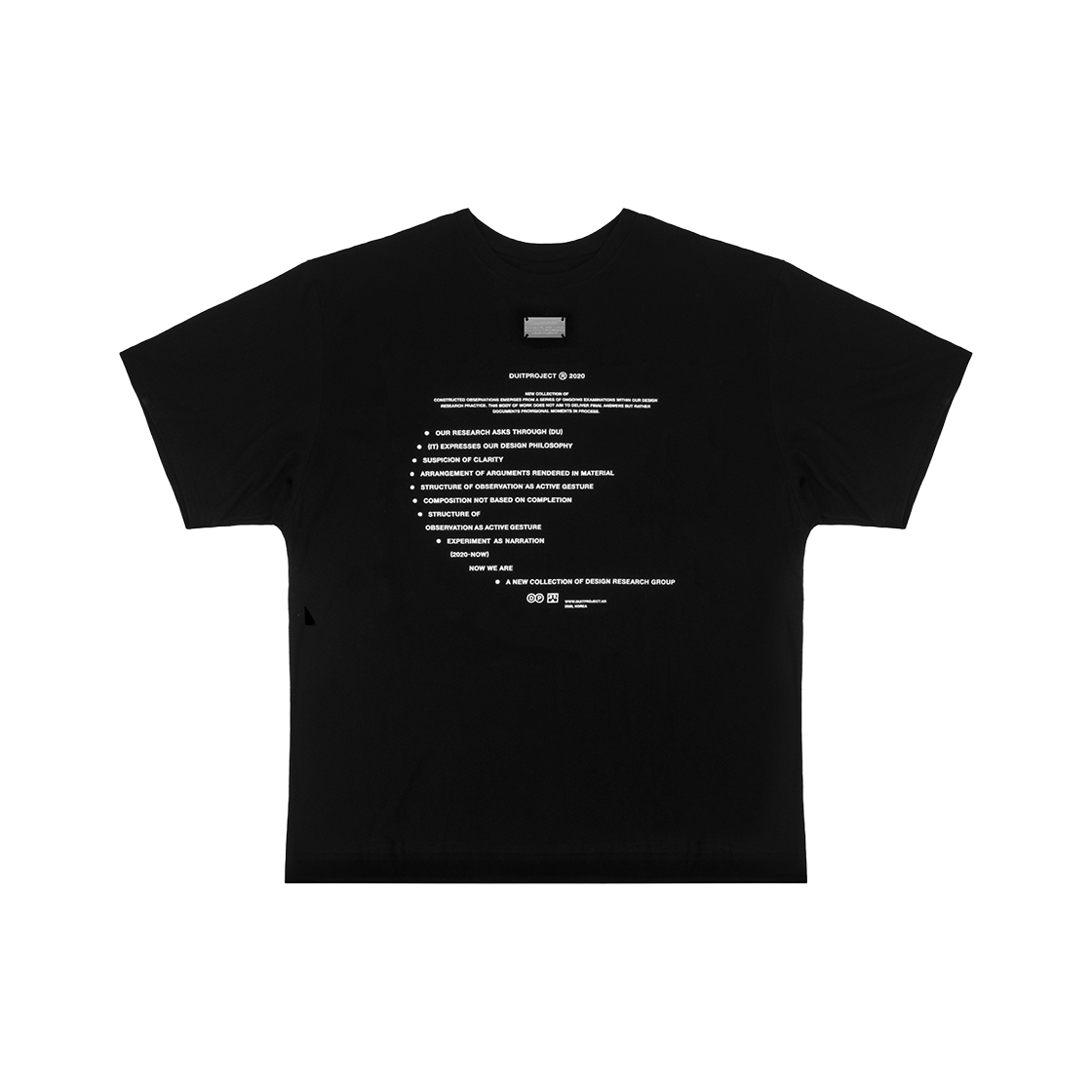 8800231102089 Duitproject DUIT OVAL T (Black)