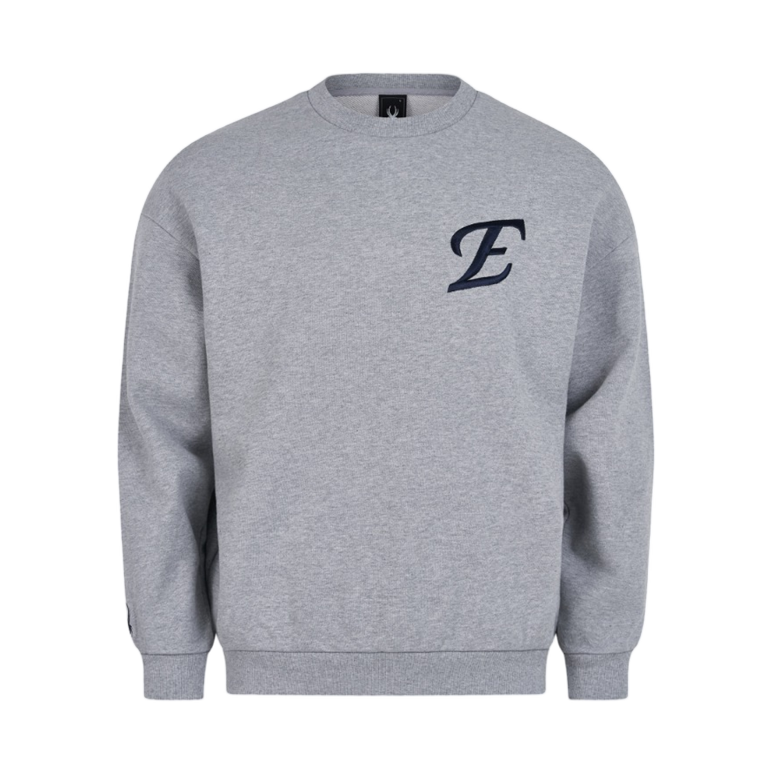 한화이글스 26 베이직 로고 맨투맨 멜란지 그레이(Hanwha Eagles 26 Basic Logo Sweatshirt Melange Grey)