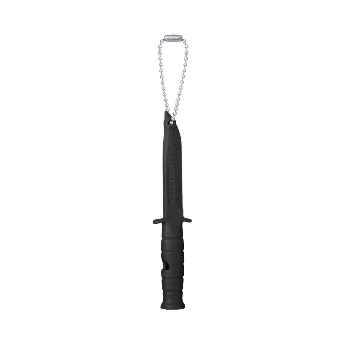 슈프림 x 케이바 이멀전시 휘슬 키체인 블랙 - 26SS(Supreme x Ka-Bar Emergency Whistle Keychain Black - 26SS)
