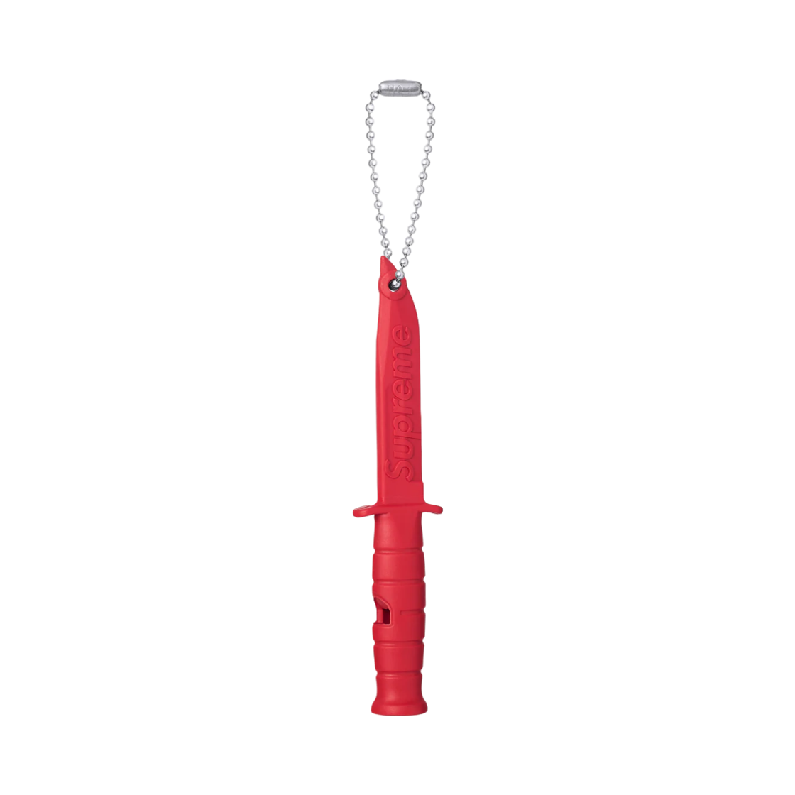슈프림 x 카바 이멀전시 휘슬 키체인 레드 - 26SS(Supreme x Ka-Bar Emergency Whistle Keychain Red - 26SS)
