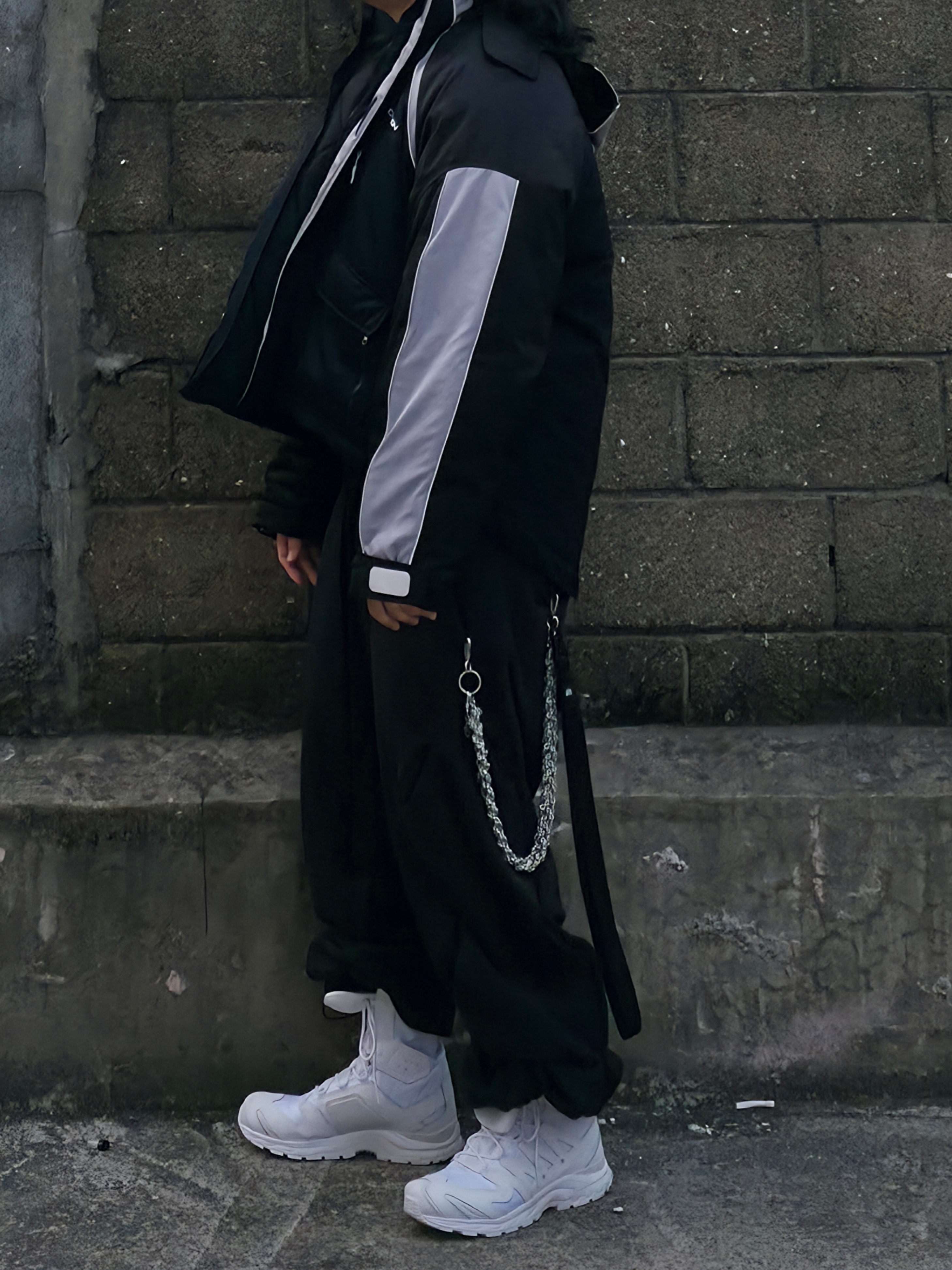 Salomon x Rier XA Jungle White 착용 스타일 - 2