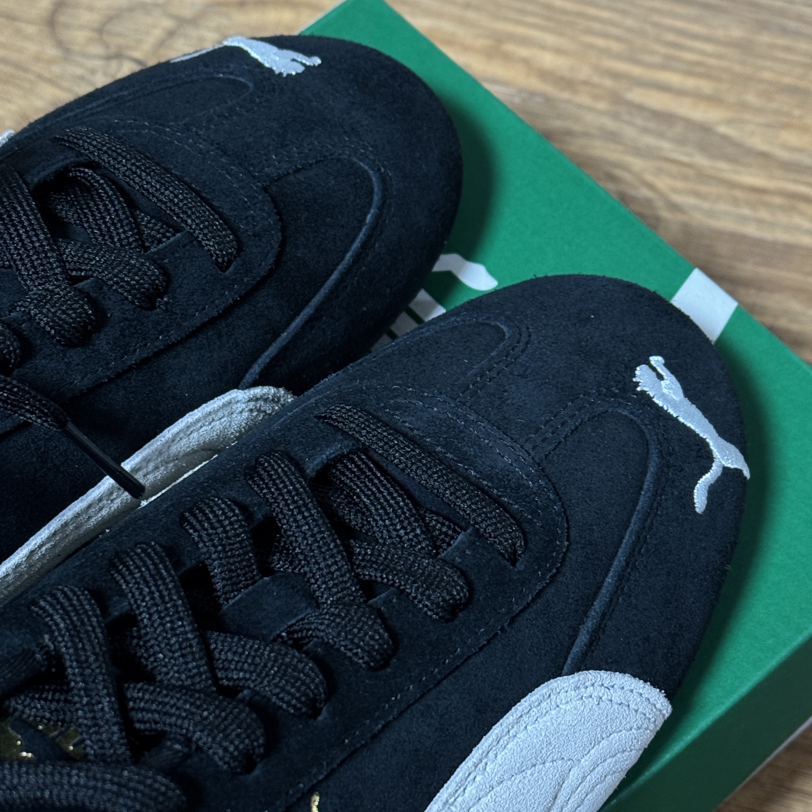 Puma Speedcat OG Black White 착용 스타일 - 2