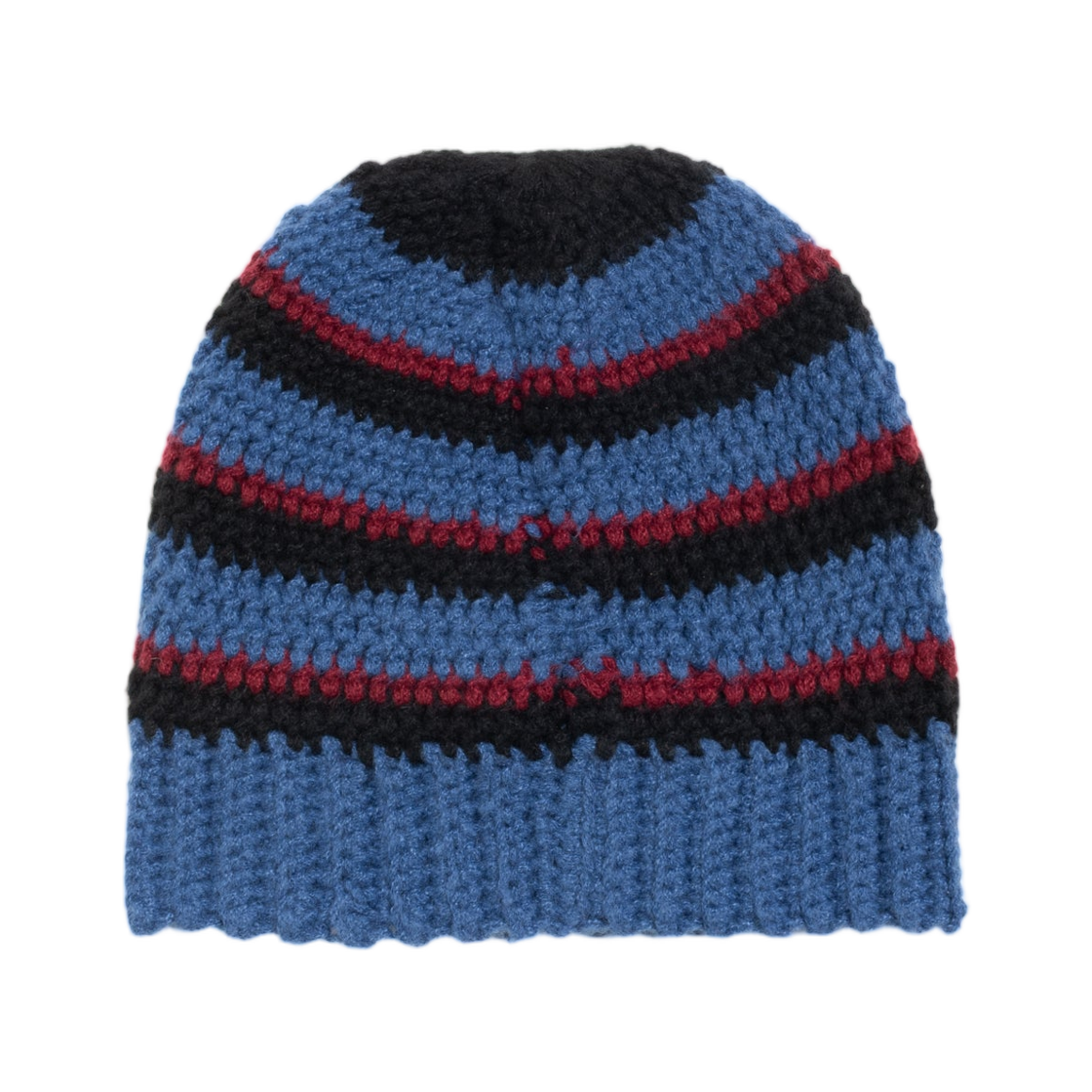 스투시 스트라이프 니트 스컬캡 블루(Stussy Stripe Knit Skullcap Blue) - 2
