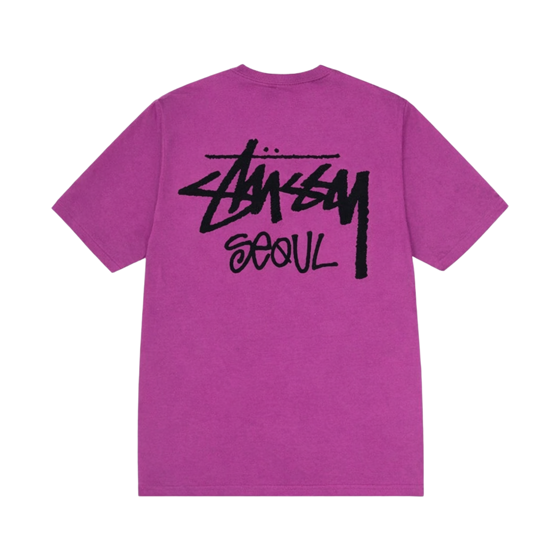 스투시 스탁 서울 티셔츠 베리(Stussy Stock Seoul T-Shirt Berry)